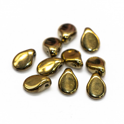 Бусины Preciosa, золото (шт.)